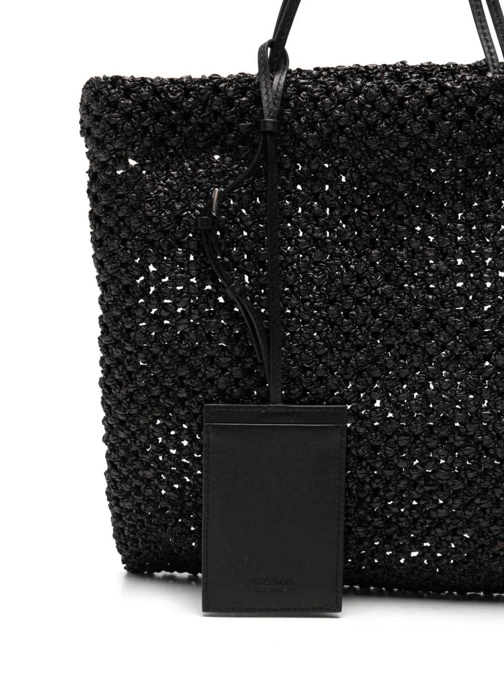 The Row Barn geweven mini-shopper Zwart