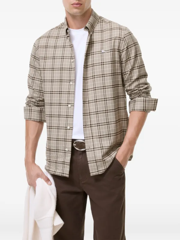 Burberry チェック シャツ | ニュートラル | FARFETCH JP