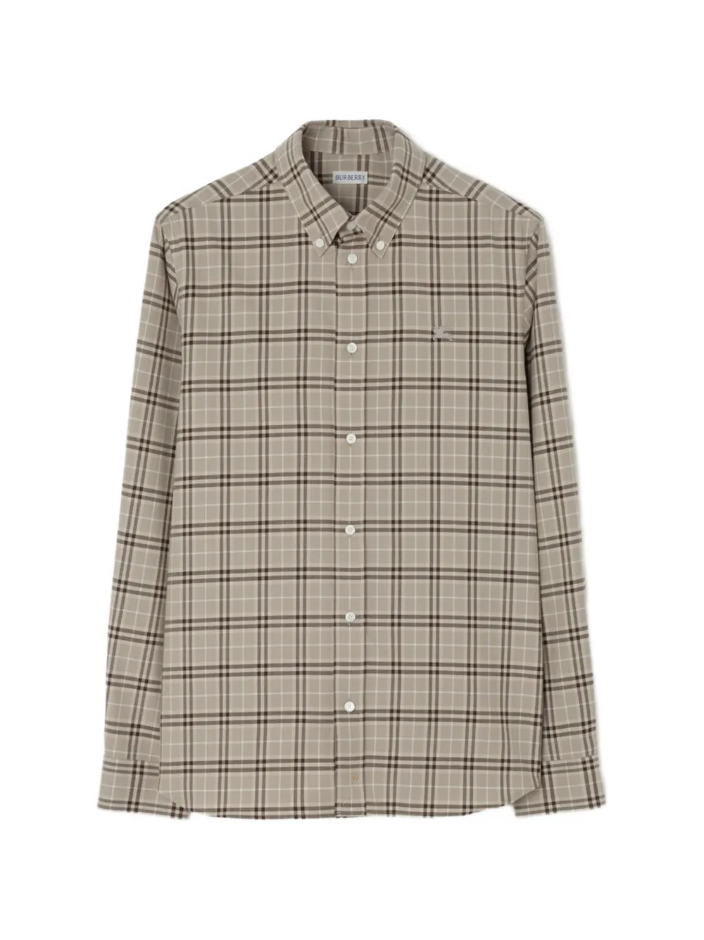 Burberry Geruit overhemd Beige