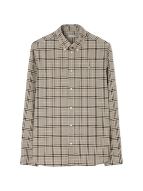Burberry relaxed fit Check cotton shirt