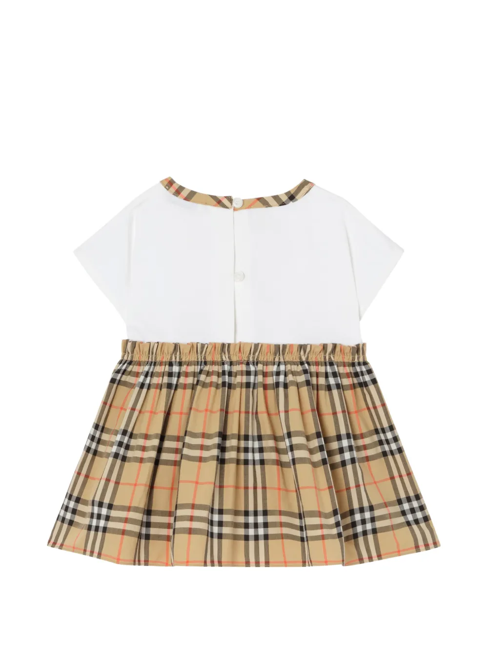 Burberry Kids Jurkset met strikdetail Beige