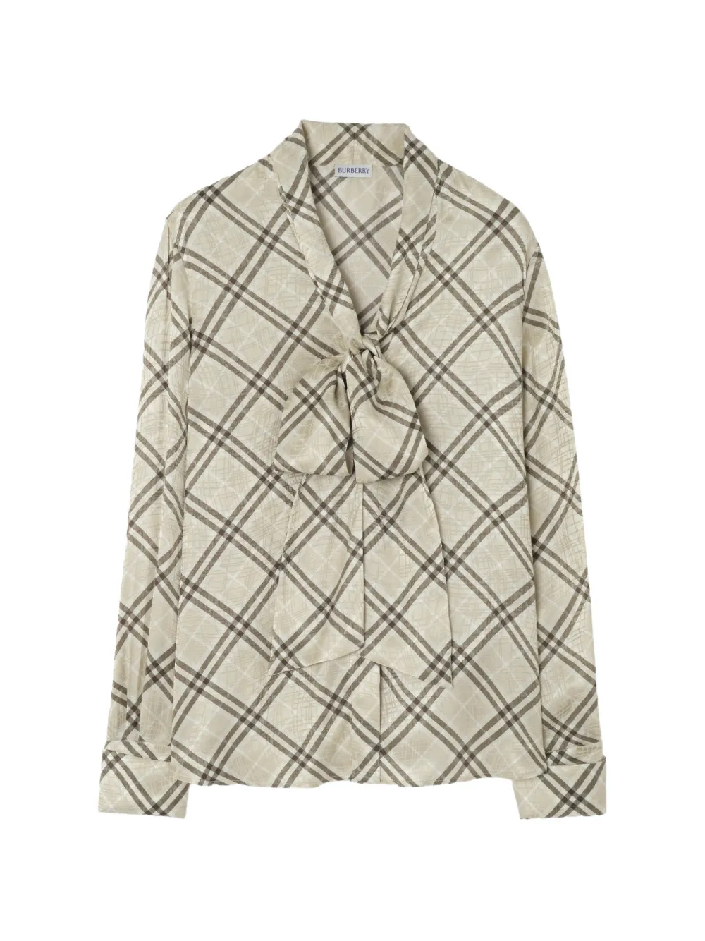 Burberry patterned blouse - Nude