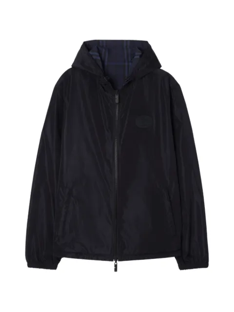 Burberry Newport reversible plaid hooded jacket
