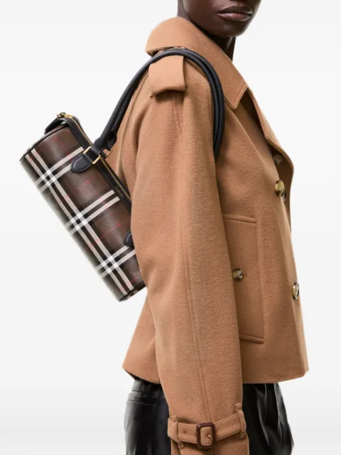 Burberry bolso barrel Check mini