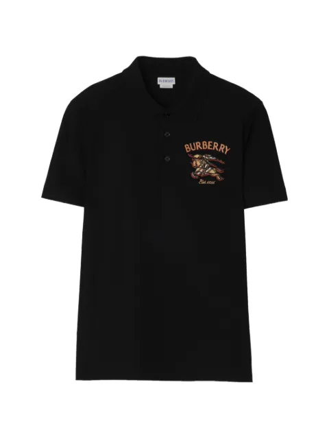 Burberry Knight Check cotton polo shirt