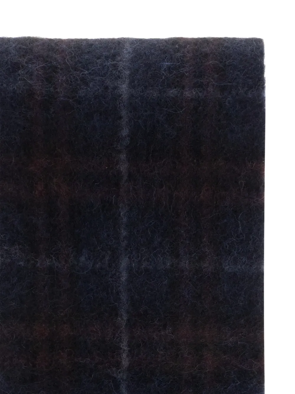 Burberry Geruite sjaal van alpacablend Blauw
