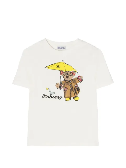 Burberry Kids Rain Bear print t-shirt