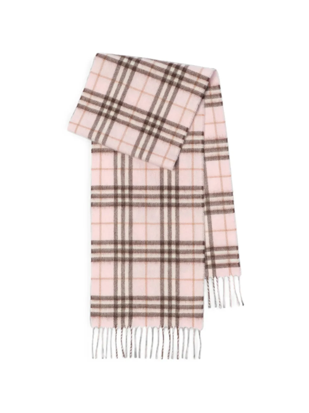 Burberry Kids Geruite sjaal Roze