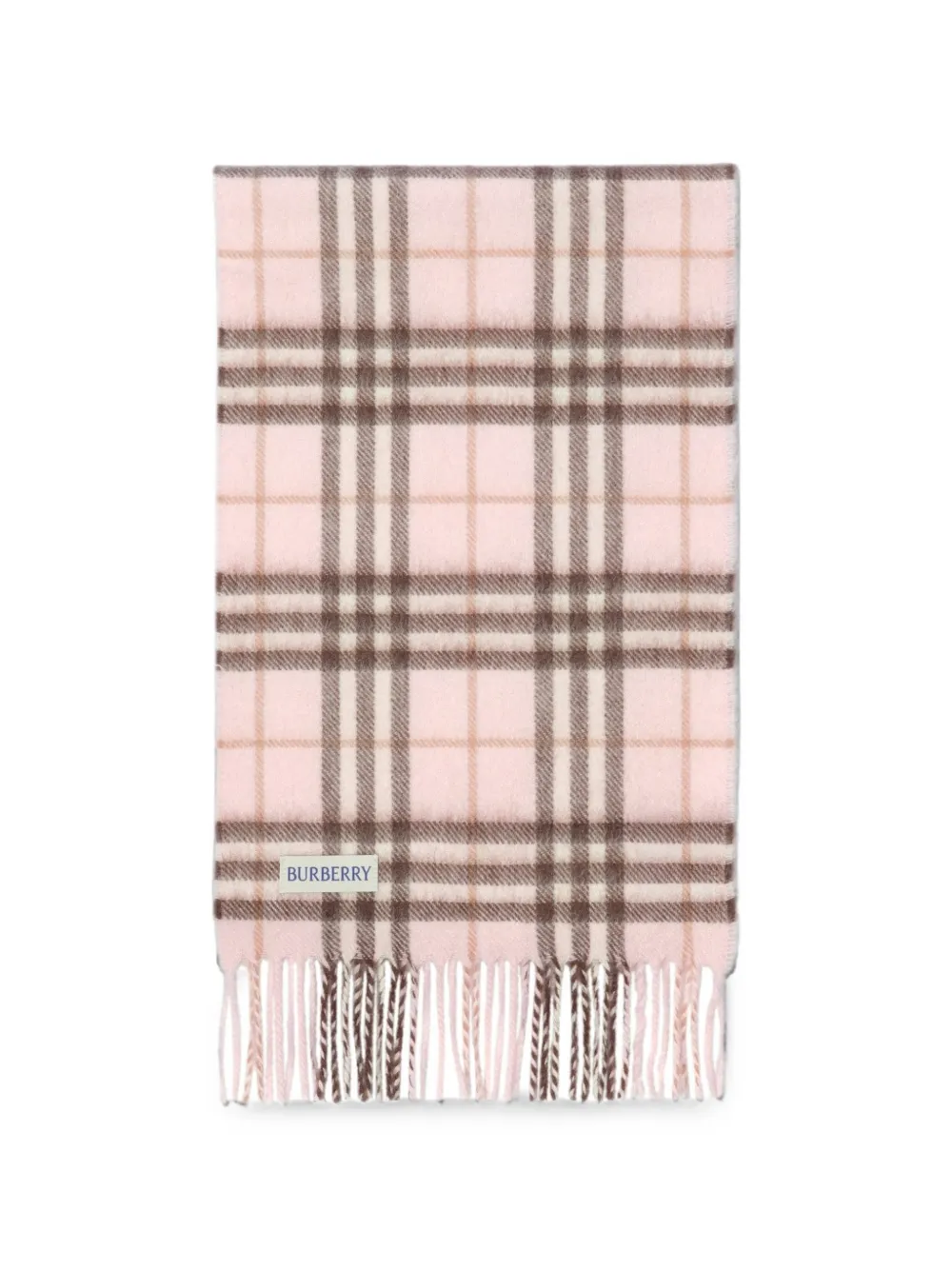 Burberry Kids check-pattern scarf - Rosa