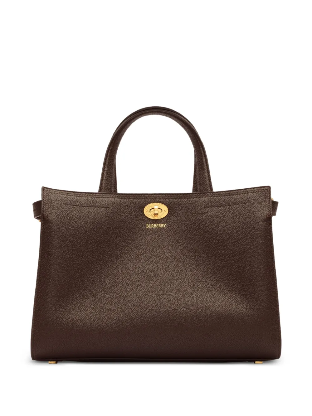 Burberry small Check Cotswolds tote bag - Marrone