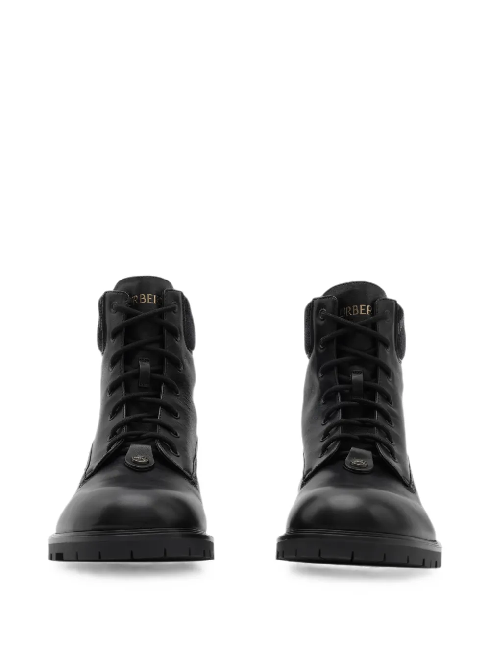 Burberry leather Durham boots Zwart