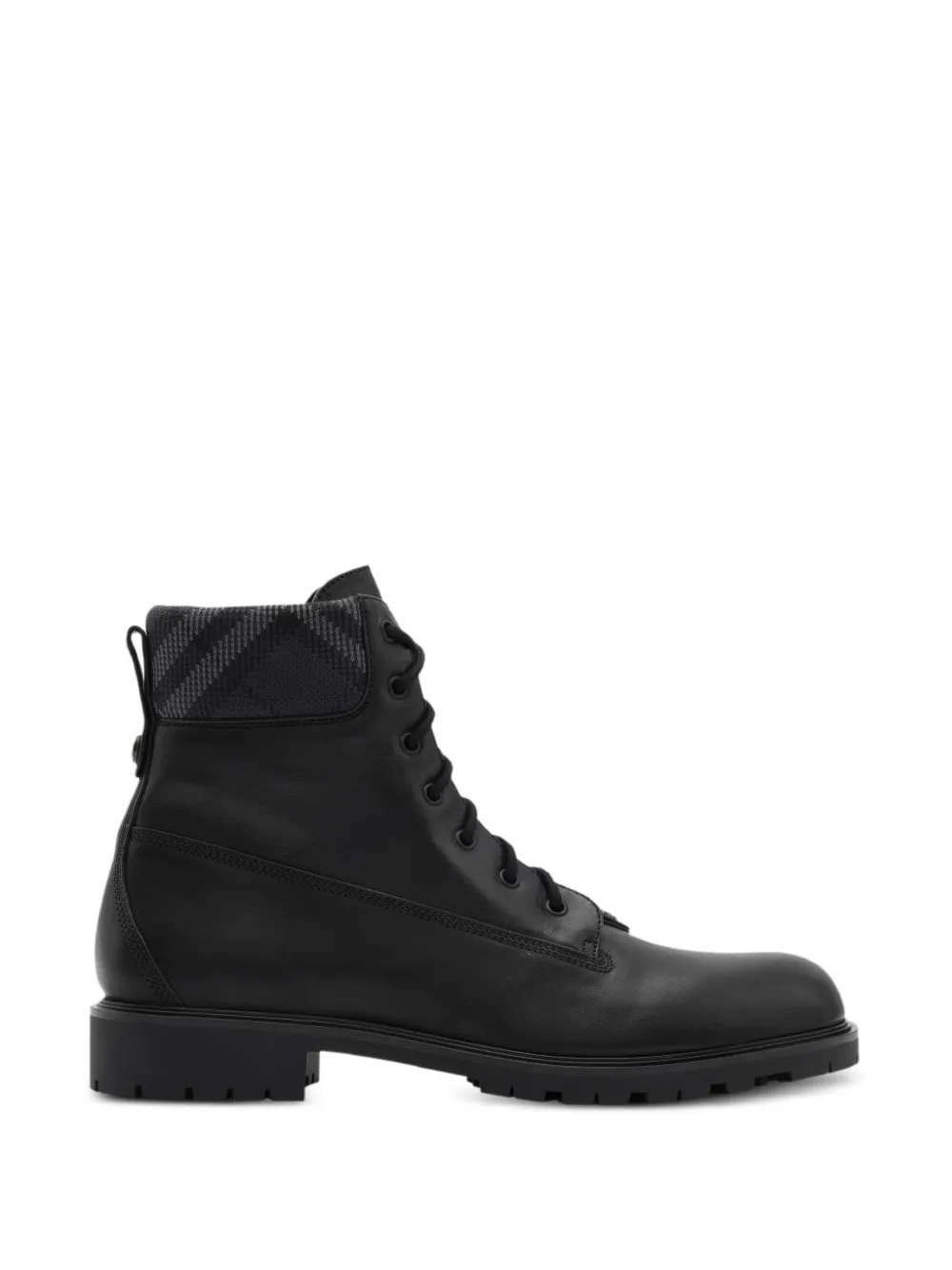 Burberry leather Durham boots Zwart