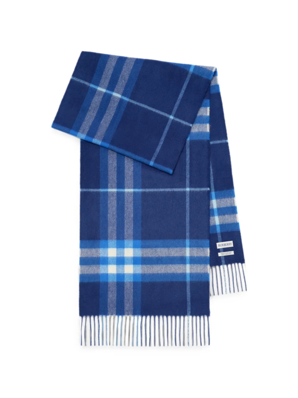 Burberry Sjaal met patroon Blauw