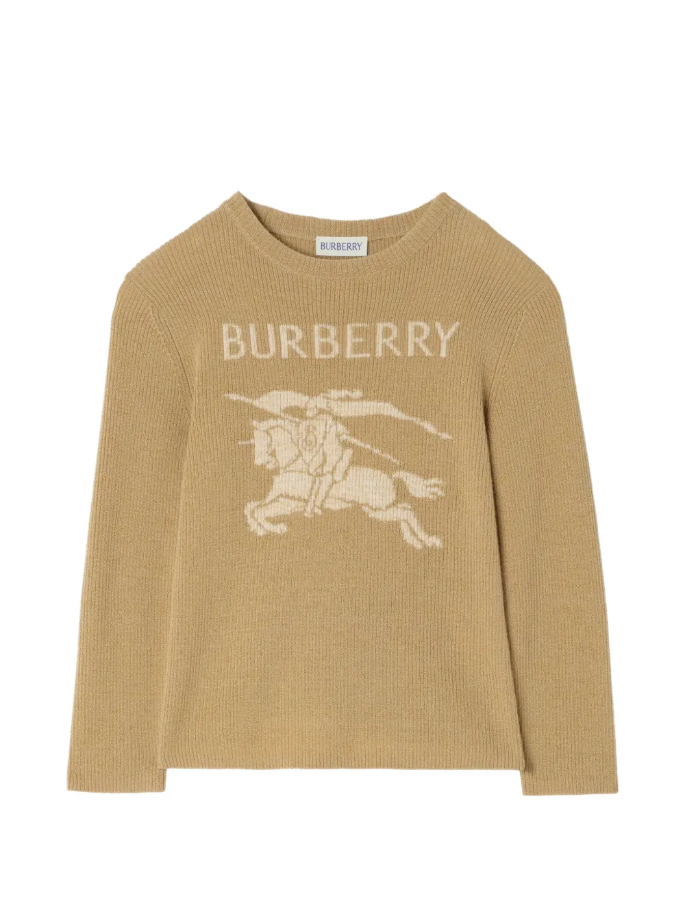 Burberry Kids Equestrian Knight sweater - Gelb