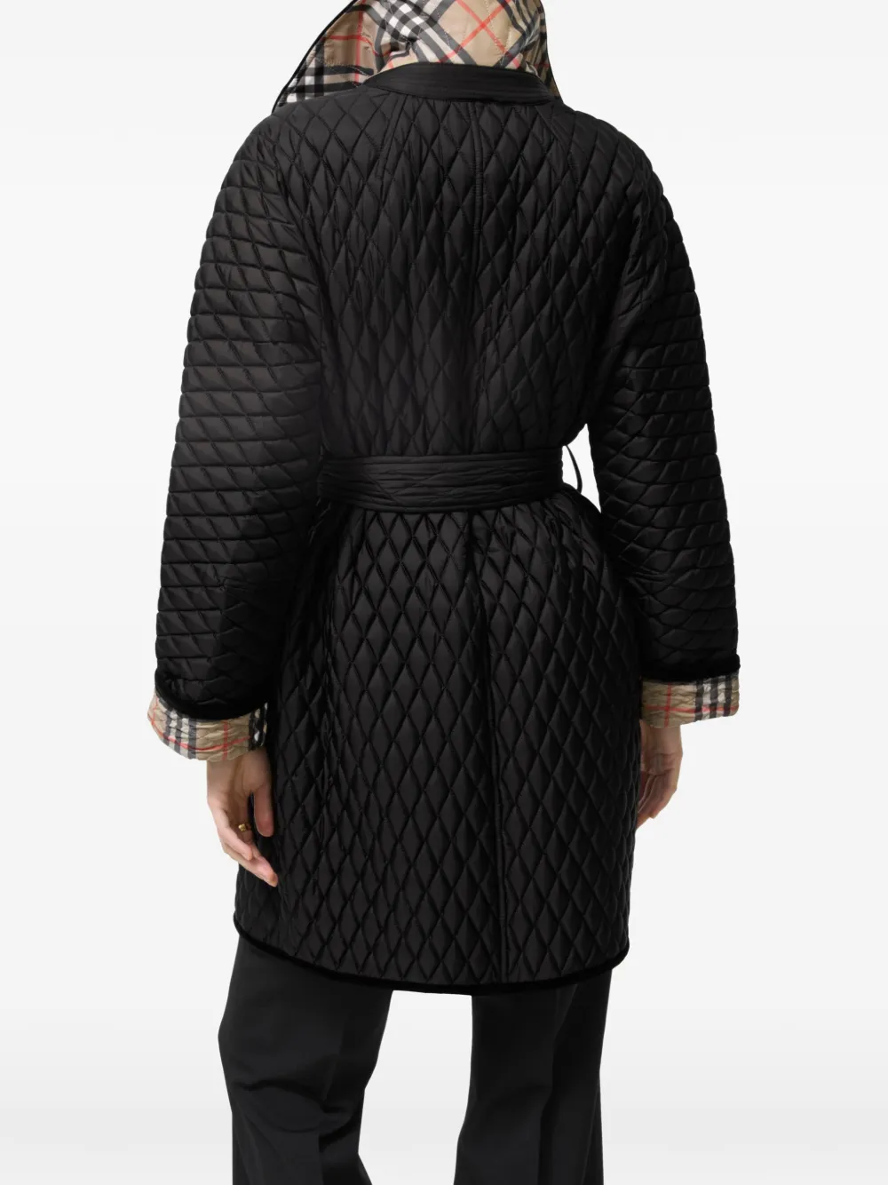 Burberry Floriston trenchcoat Zwart