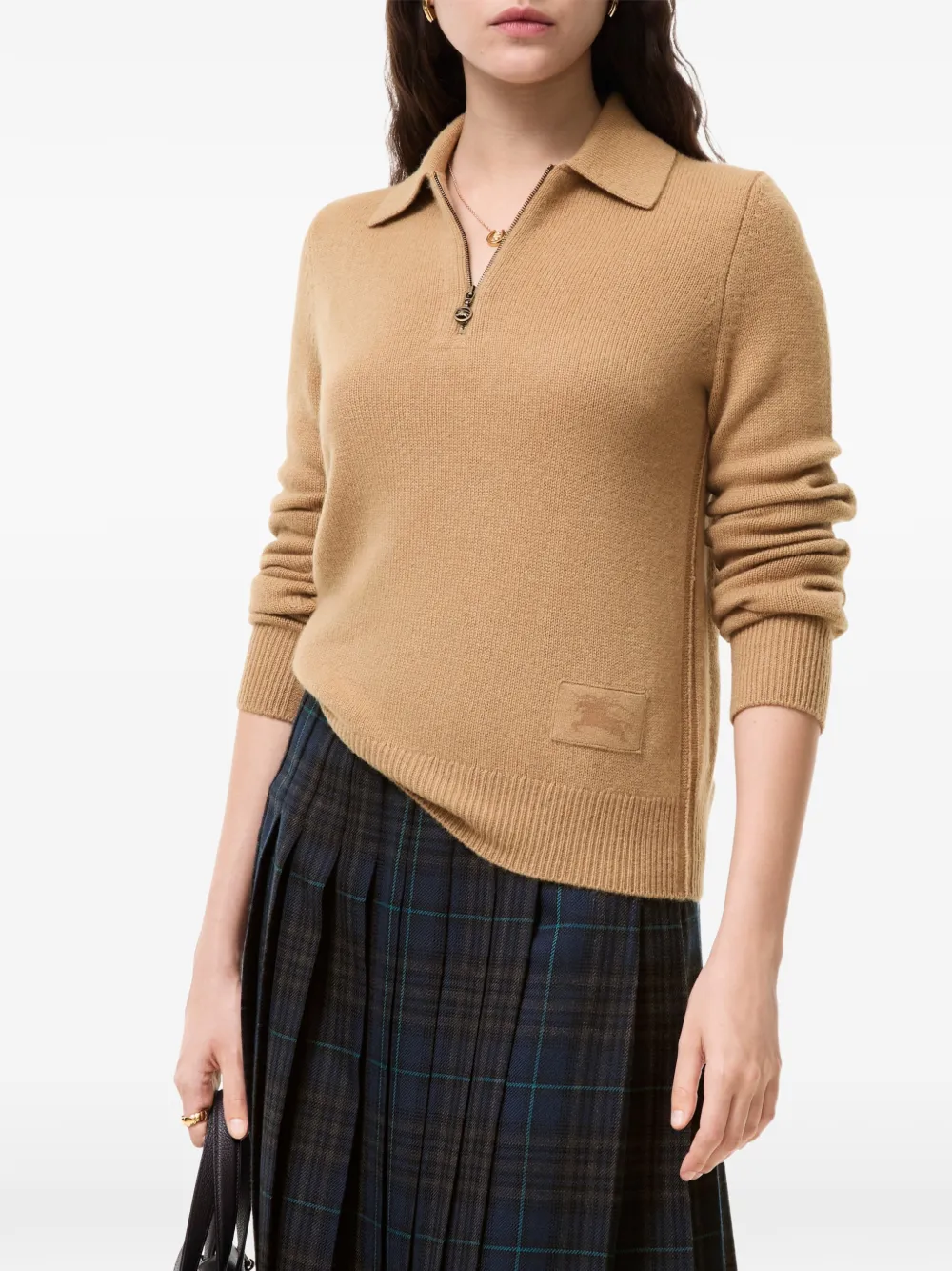 Burberry Kasjmier poloshirt Beige