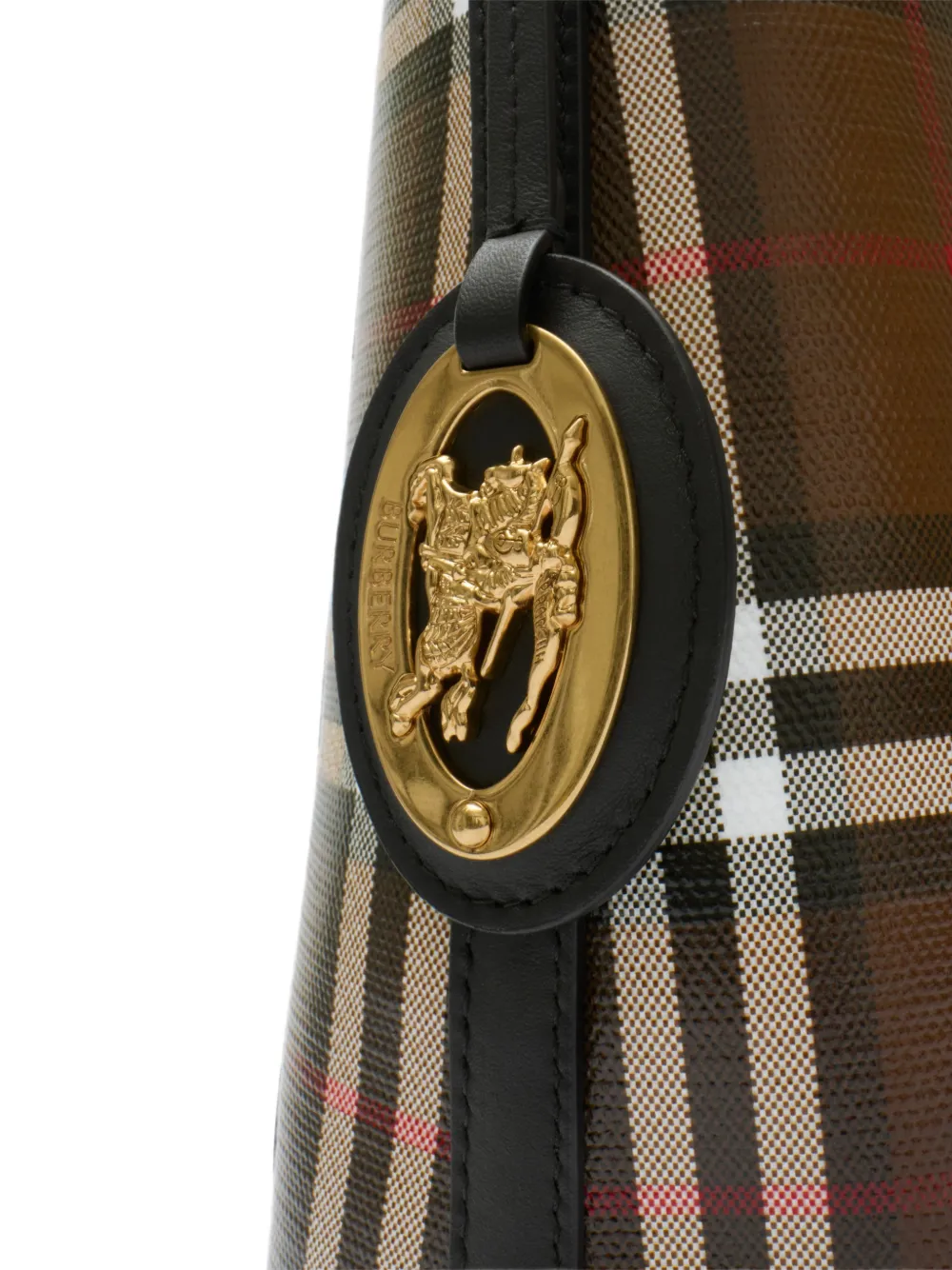 Burberry Geruite kleine schoudertas Bruin