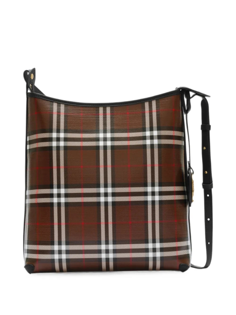 Burberry Geruite kleine schoudertas Bruin