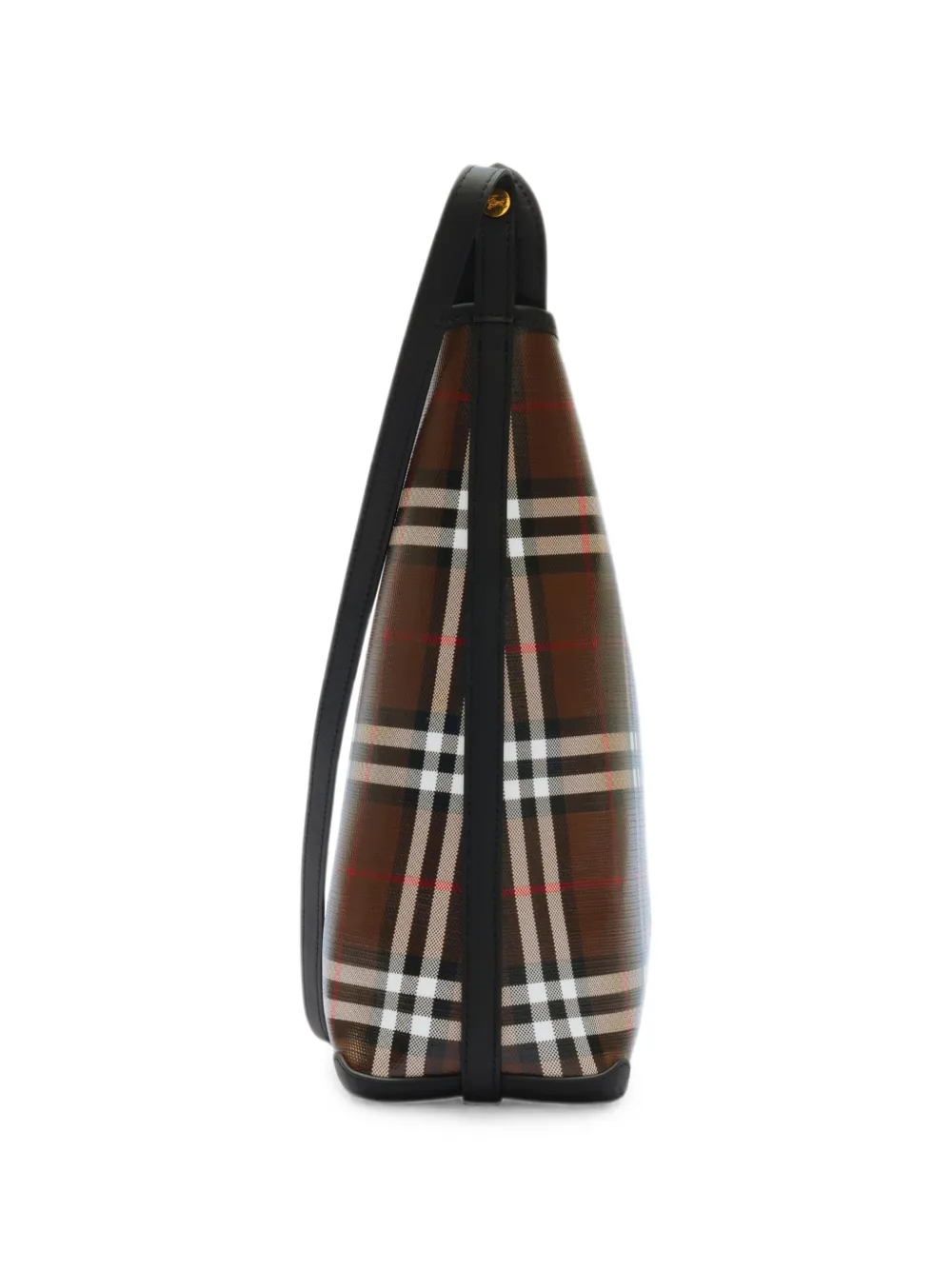 Burberry Geruite kleine schoudertas Bruin