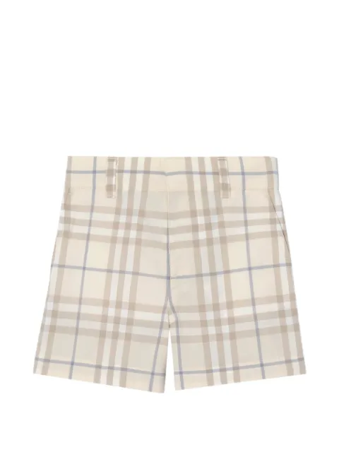 Burberry Kids checked shorts