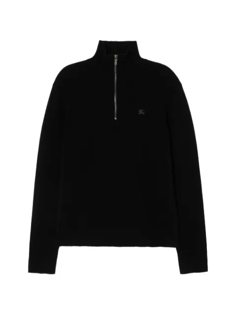 Burberry cashmere-blend half-zip sweater