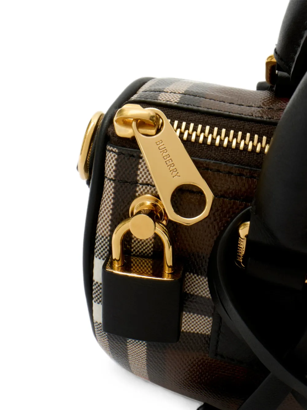 Burberry Check mini-bowlingtas Bruin