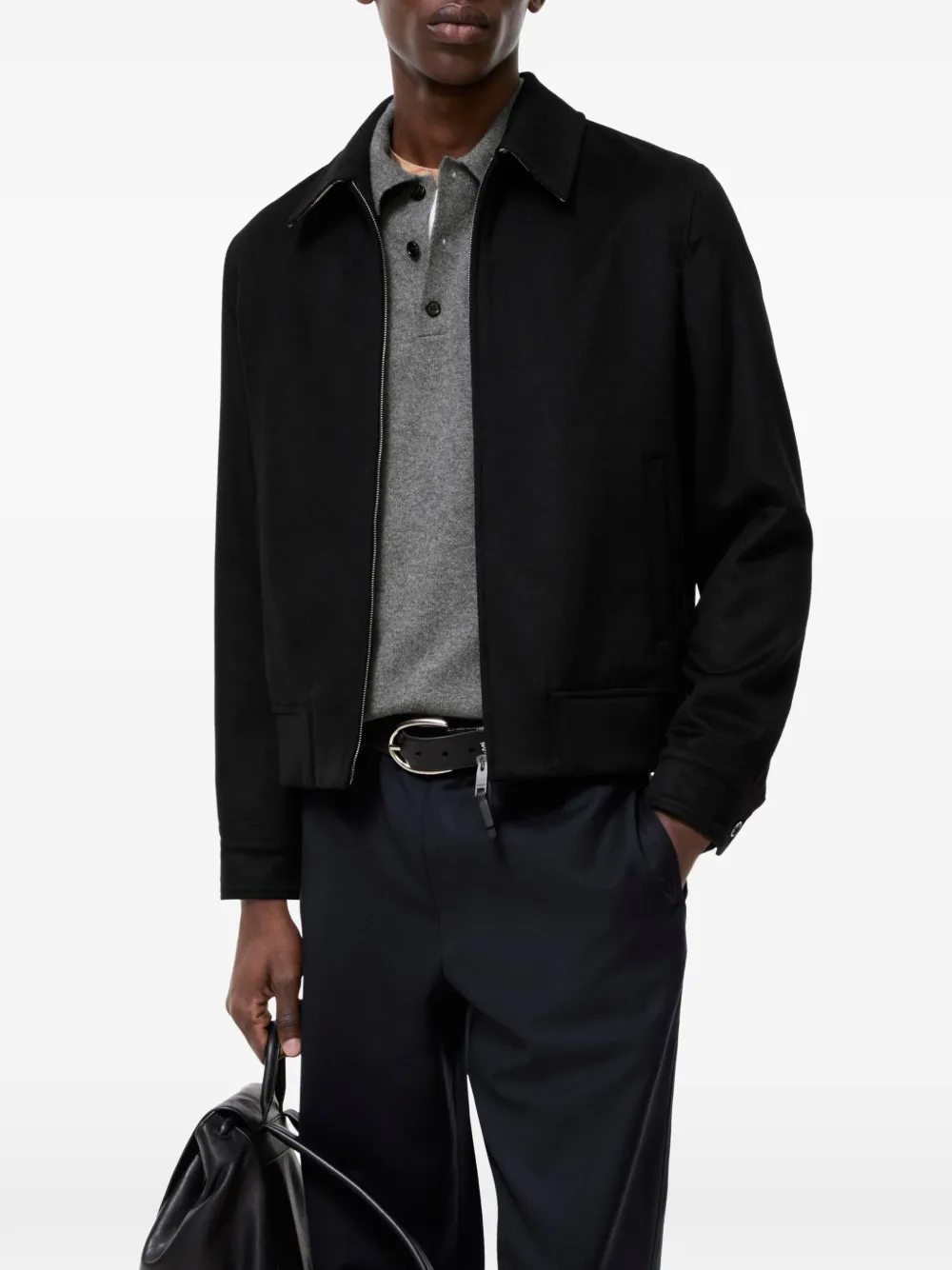 Burberry Bloomsbury kasjmier jack Zwart
