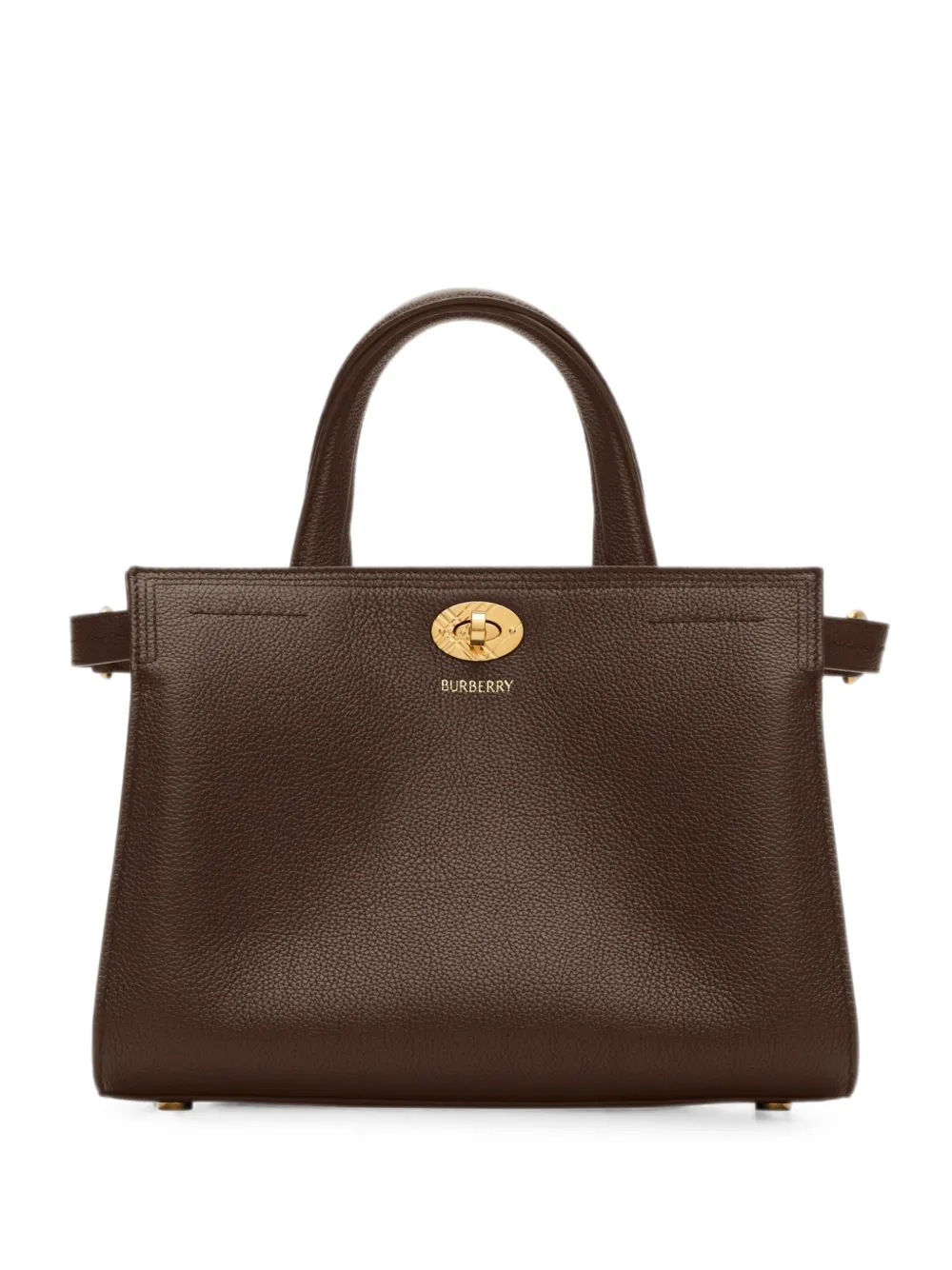 Burberry mini check Cotswolds tote - Marrone
