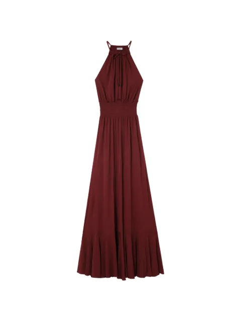 Burberry robe à encolure nouée