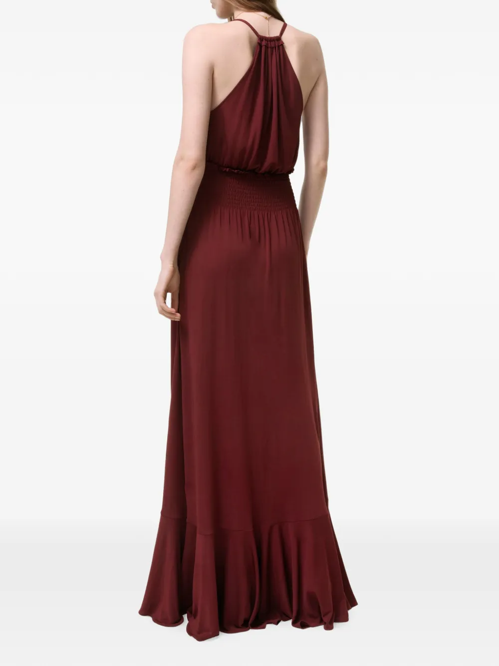 Burberry Viscose jersey jurk Rood