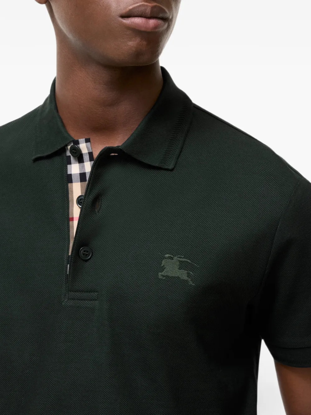 Burberry Katoenen poloshirt Groen
