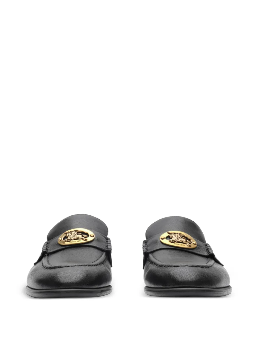 Burberry Opal leren loafers Zwart