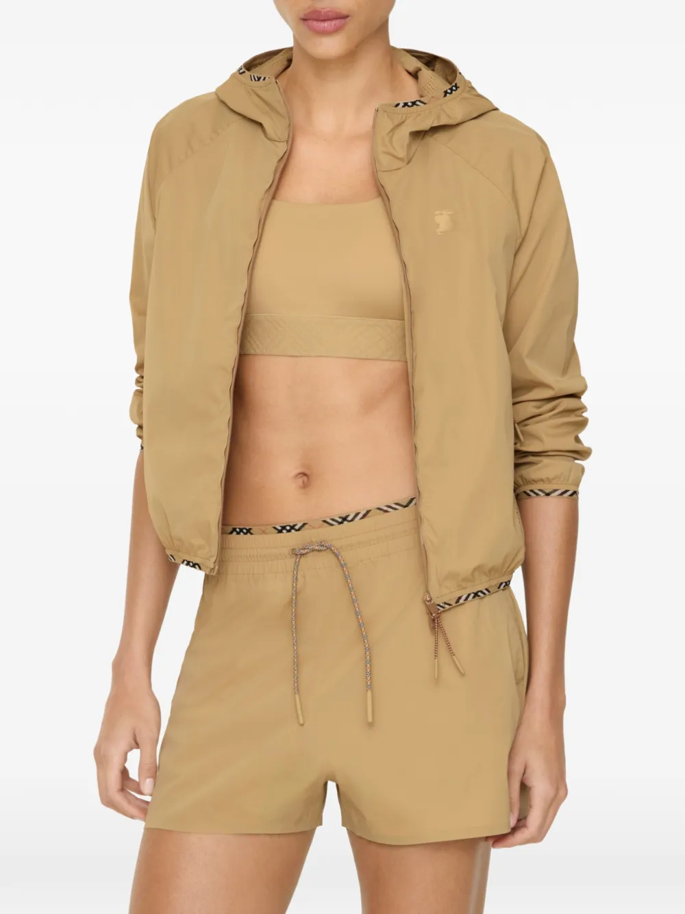 Burberry Stretch nylon shorts Beige