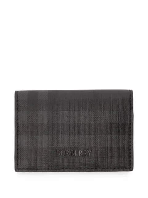 Burberry City check bifold card case