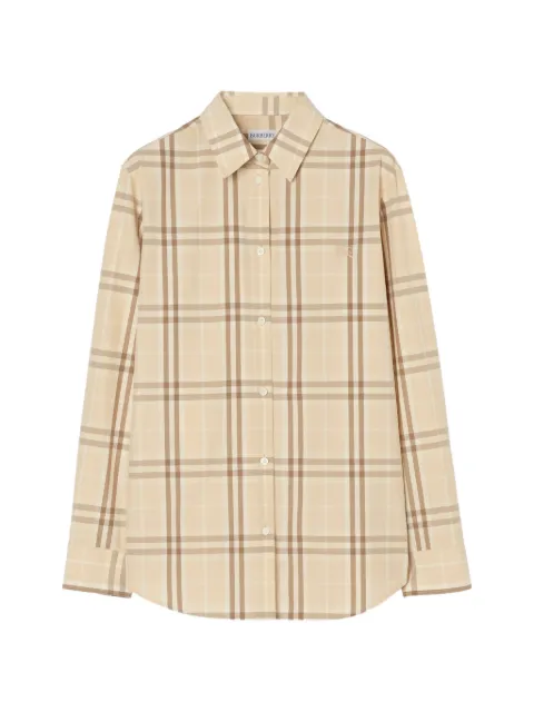 Burberry camisa Check de algodón
