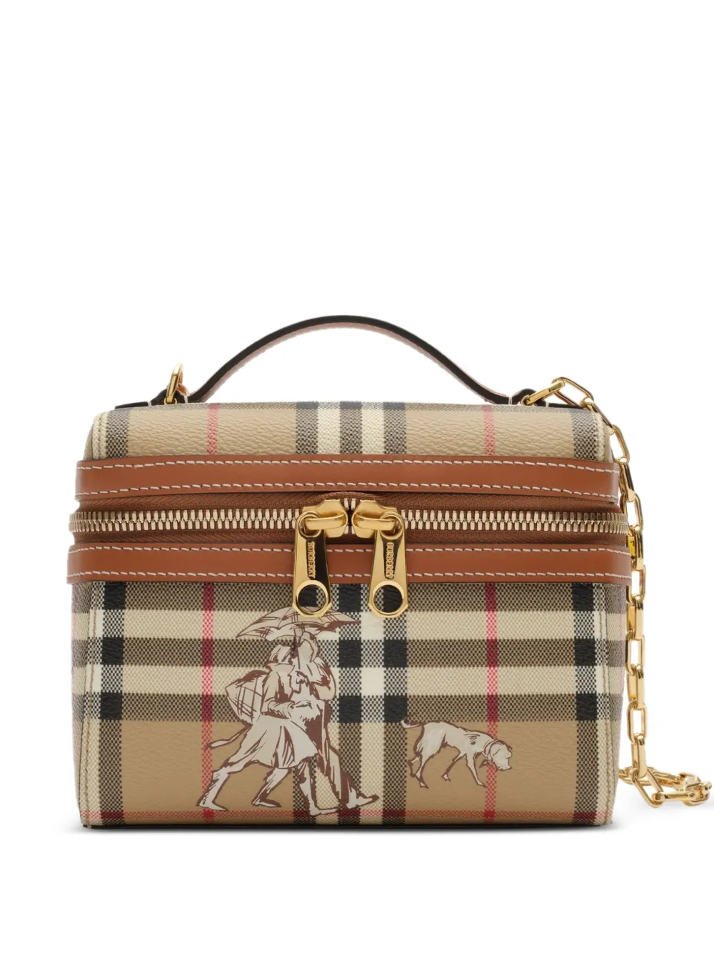 Burberry Borsa tote Mates mini - Toni neutri