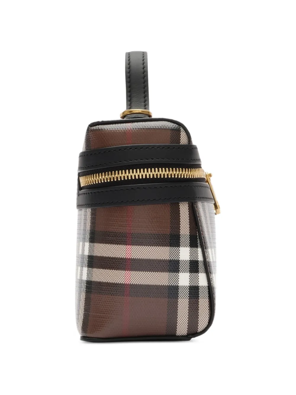 Burberry Geruite toilettas Bruin