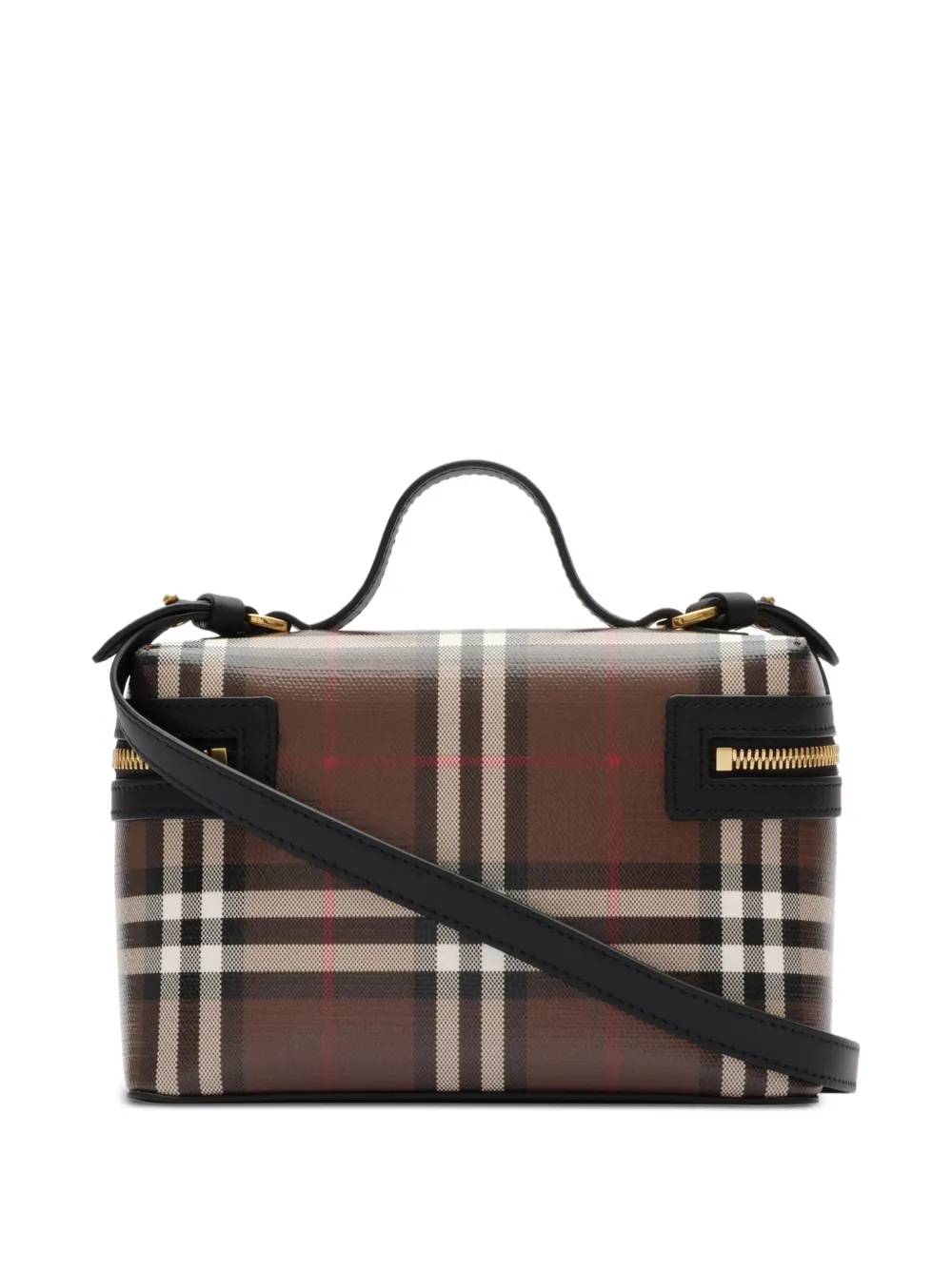 Burberry Geruite toilettas Bruin