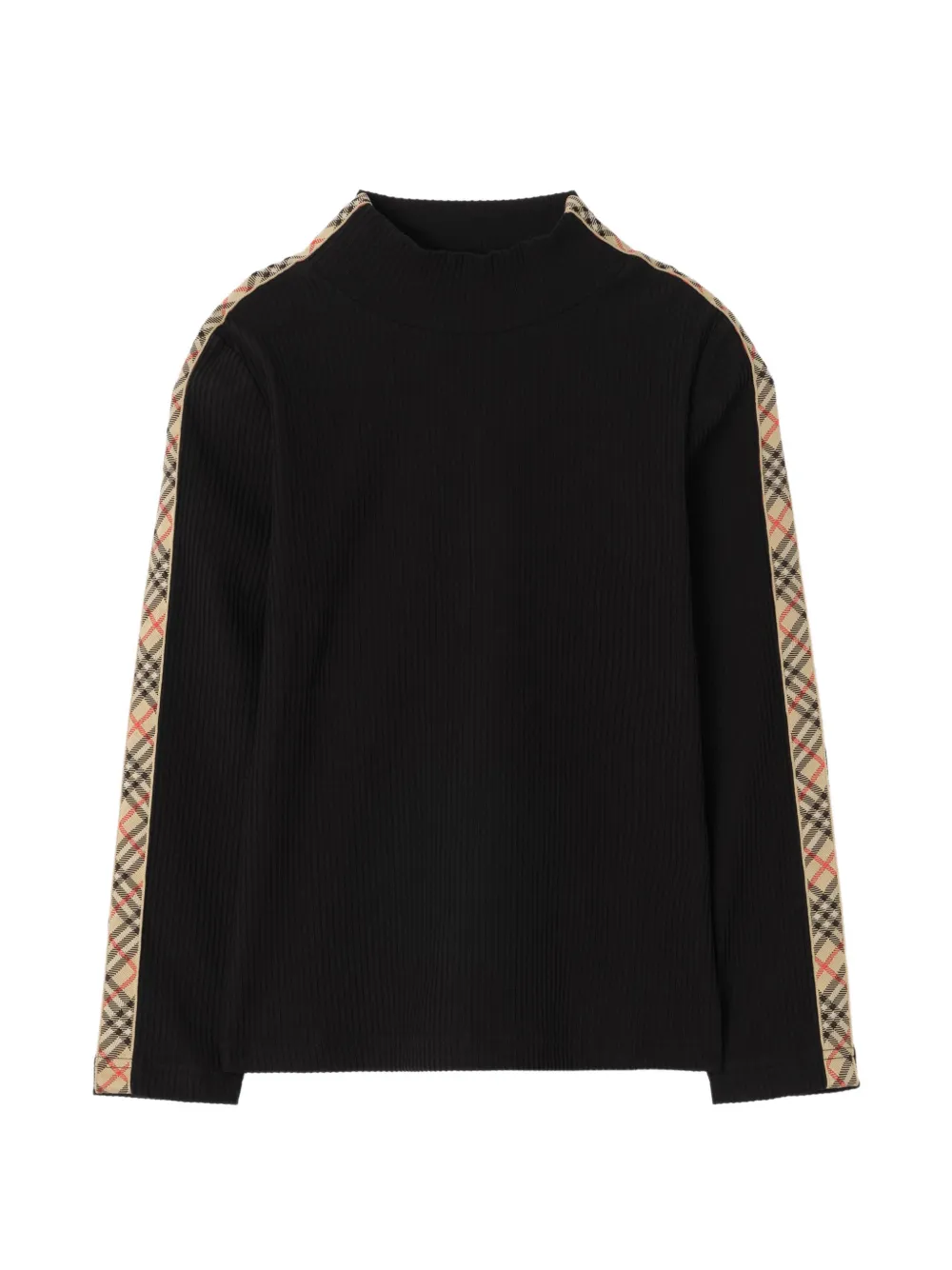 Burberry Kids Karierter Pullover - Schwarz