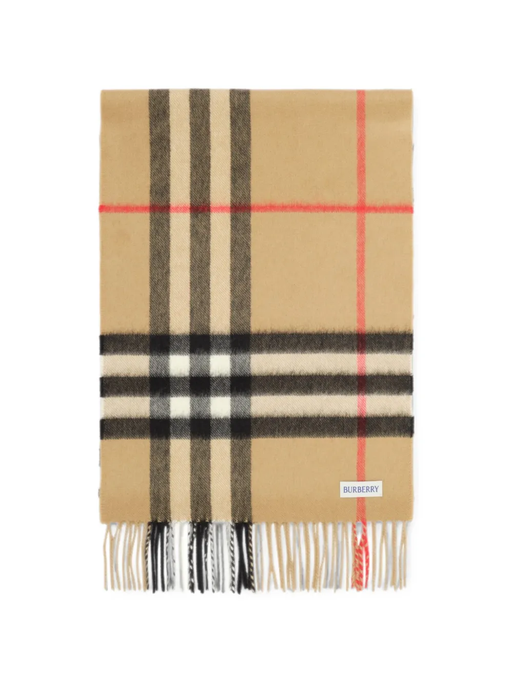 Burberry patterned scarves - Neutrals