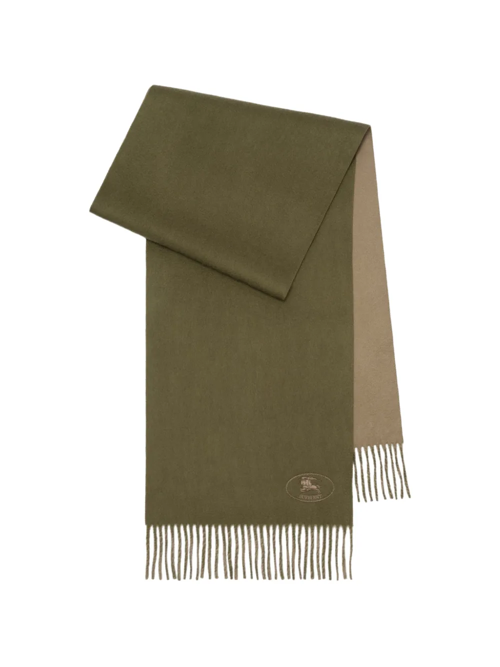 Burberry Knight Schal aus Kaschmir - Grün