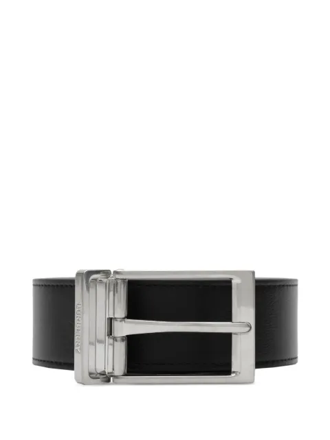 Burberry reversible check belt