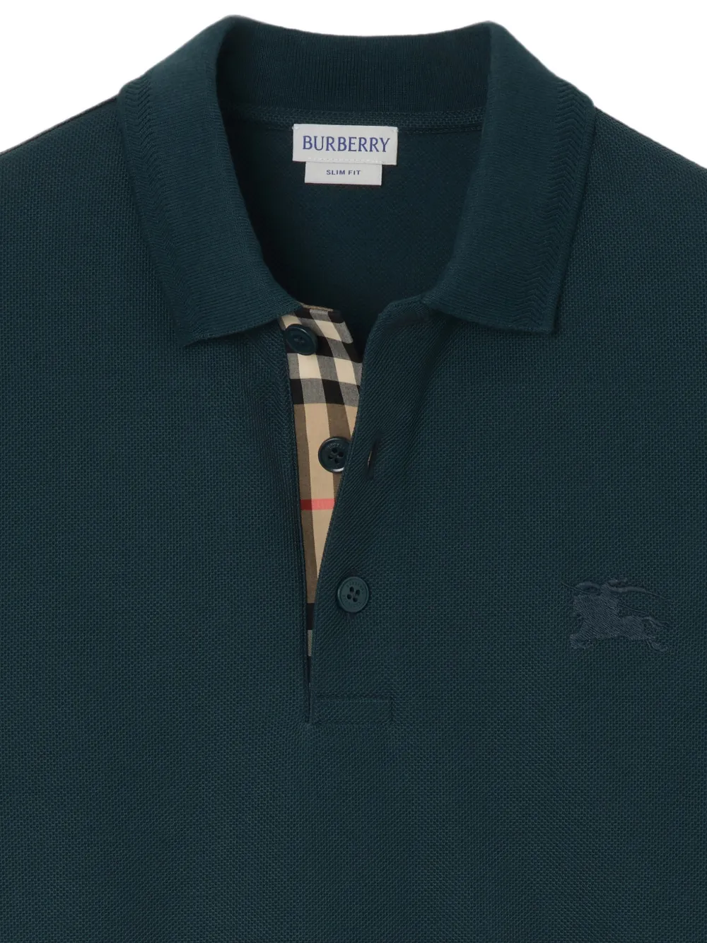 Burberry Getailleerd poloshirt Groen
