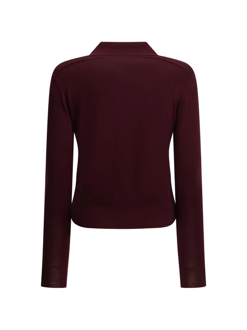 Burberry Wollen poloshirt Paars