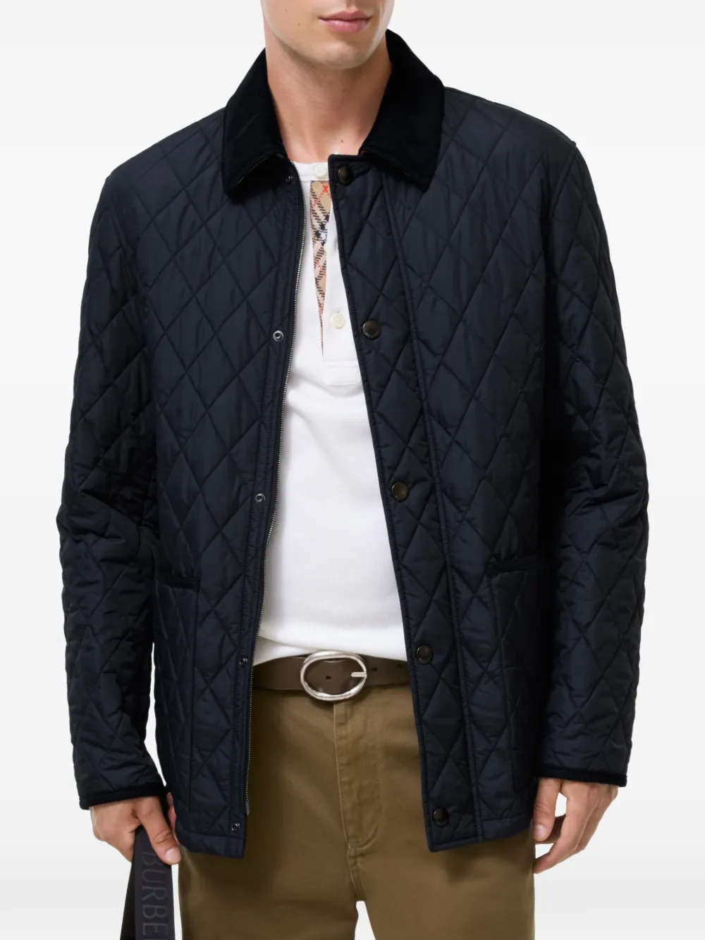 Burberry Haddington gewatteerd jack Blauw