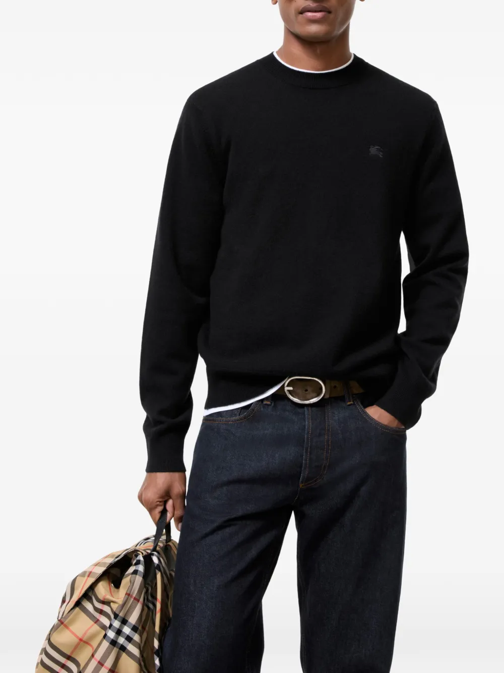 Burberry Trui van kasjmierblend Zwart