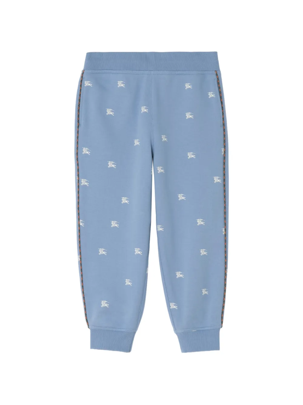 Burberry Kids Joggers con logo - Blu