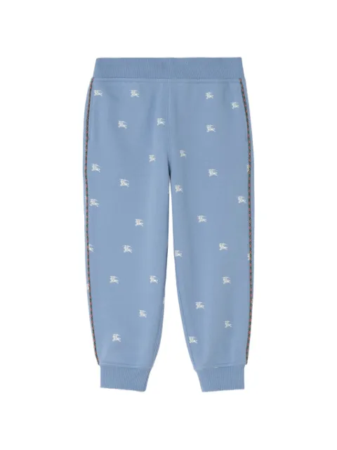 Burberry Kids pantalones joggers con motivo del logo