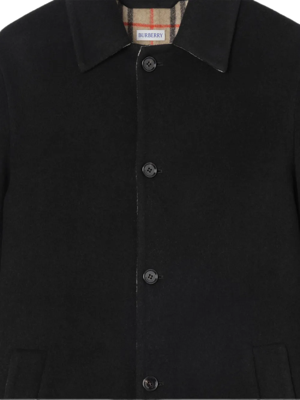 Burberry Jas met capuchon Zwart
