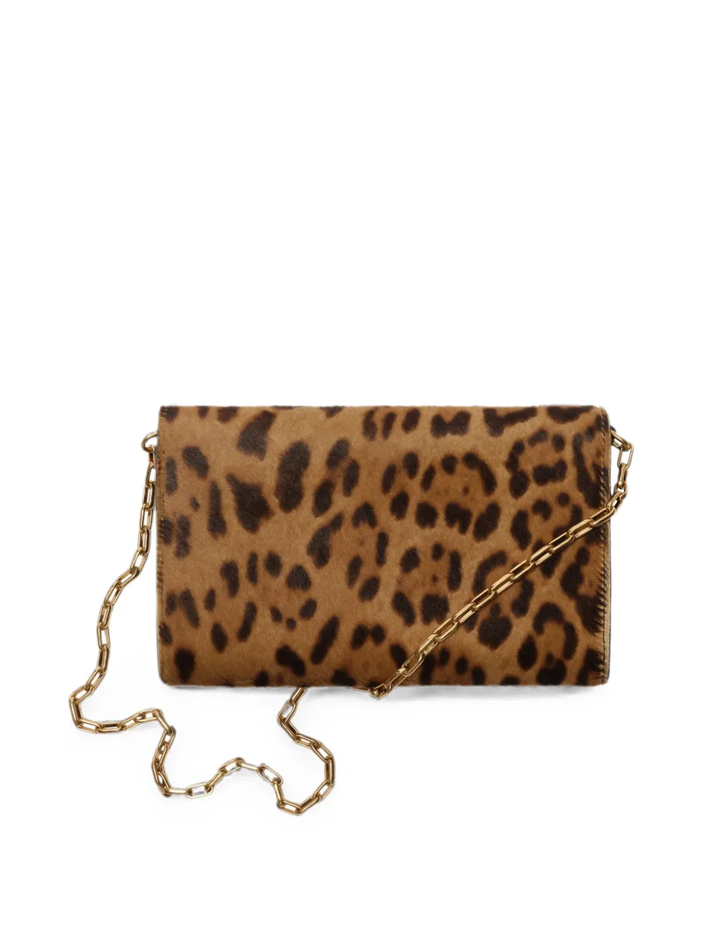 Burberry Cotswolds portemonnee met kettingband Bruin